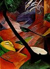 Franz Marc Deer in the Woods II painting